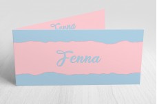 Roze en blauw